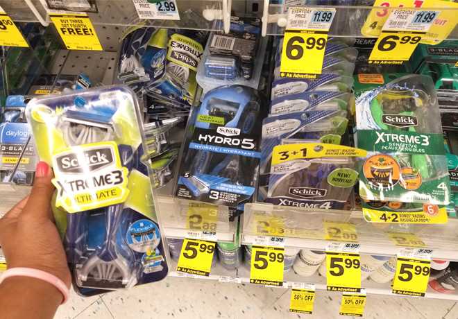 *HOT* Schick Disposable Razors ONLY $1.99 at Rite Aid (Regularly up to $13!)