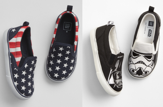 GAP Kids Slip-On Sneakers Starting at $6.48 + FREE Shipping (Regularly $30)