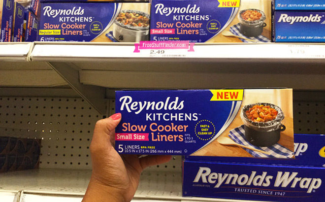 Target: Up to 55% Off Reynolds Products - Slow Cooker Liners 5-Count ONLY $1.12!