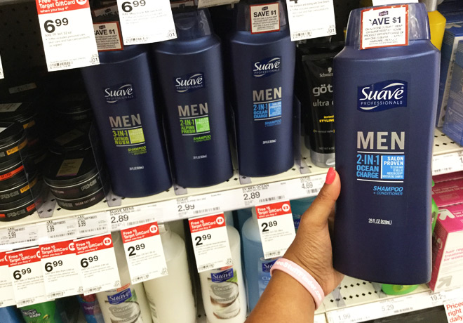 Suave Men 2-in-1 Shampoo & Conditioner Just 64¢ Each at Target (Regularly $2.89)