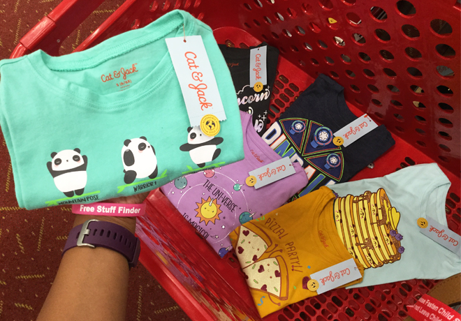 Cat & Jack Girls and Boys Graphic Tees for ONLY $4 at Target (In-Store & Online)