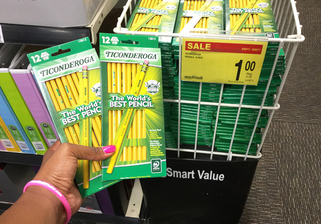 Ticonderoga Pencils 12-Pack ONLY $1 at Office Depot - That's Just 8¢ per Pencil!