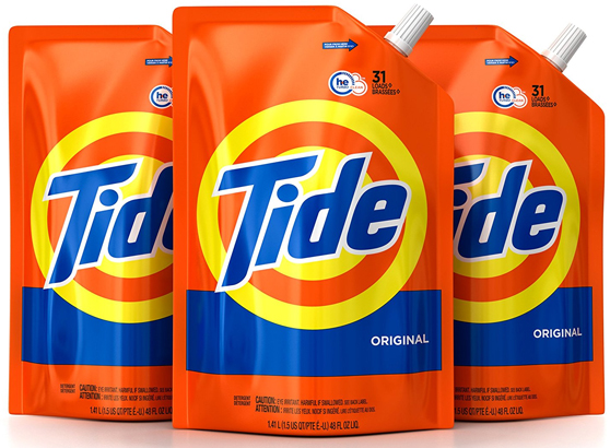 Amazon: THREE Tide Liquid Smart Pouches Just $15.09 + FREE Shipping ($5.03 Each!)