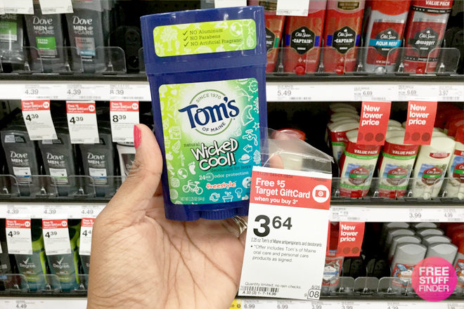 Target: Tom’s of Maine Boys Deodorant Stick JUST $1.97 (Reg $3.64) - No Coupons!