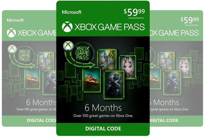 Xbox Game Pass SIX Month Digital Code ONLY $29.99 (Regularly $60) at Target.com