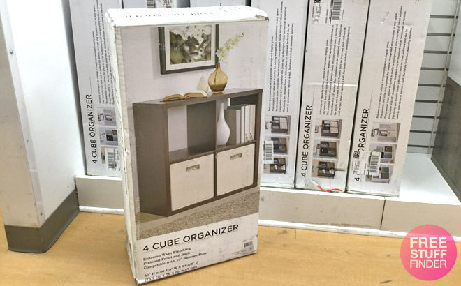 Kohl's: 4-Cube Storage Organizer Only $15.03 + FREE Store Pickup (Regularly $90)