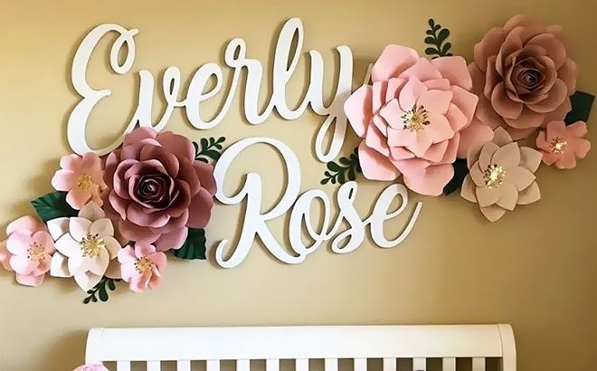 SO CUTE! 60-Inch First & Middle Name Signs JUST $39.99 (Regularly $80) - Great Reviews!