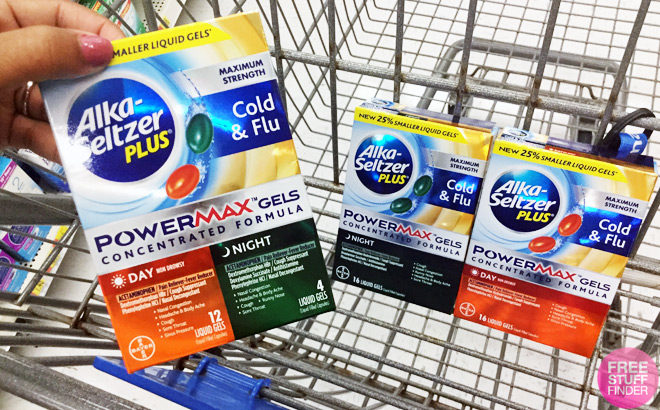 Alka-Seltzer Plus Cold & Flu PowerMax Gels for Just $3.62 at Walmart (Regularly $6.62)