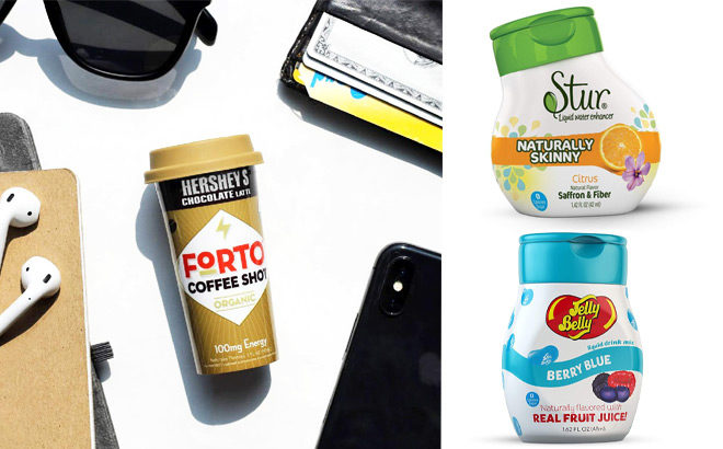 Forto Coffee Shots, Stur & Jelly Belly Drink Mixes Starting at Only $1.10 Each (Reg $12)