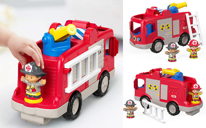 Amazon: Fisher-Price Little People Fire Truck for ONLY $9.84 (Regularly $29)