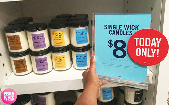 Bath & Body Works Single Wick Candles for Only $8 (Regularly $14.50) – Today Only!