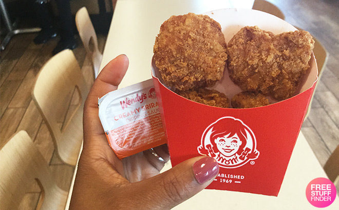 FREE 4-Piece Chicken Nuggets at Wendy's with Any Purchase Using Their App