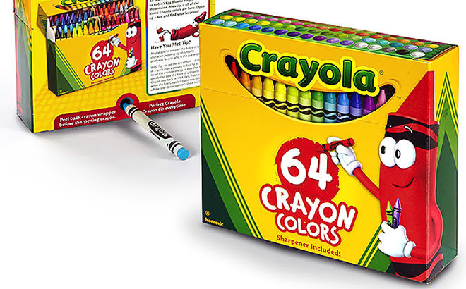 Crayola 64-Count Crayons JUST $2.89 on Amazon (4¢ Per Crayon - Great Reviews!)