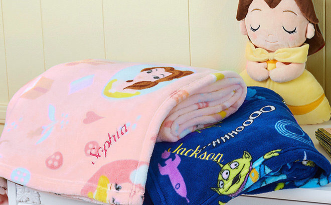 Personalized Disney Fleece Throws JUST $12 ($26 Value) - These are So Cute!