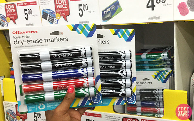 Up to 80% Off Dry-Erase Markers & Boards at Office Depot/OfficeMax