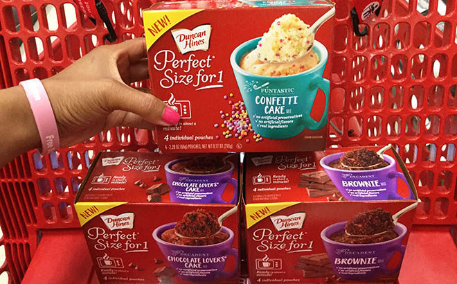 Duncan Hines Perfect Size for 1 Mug Cakes Just $1.67 at Target (Just Use Your Phone)