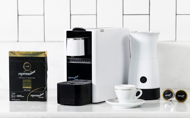 FREE Espresso Machine (Value $99) with 6 Coffee Pod Capsule Packs Purchase!