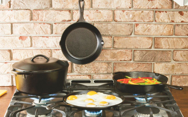Lodge Cast Iron Fajita Set for Only $13 - Regularly $30 (Amazon & Walmart.com)