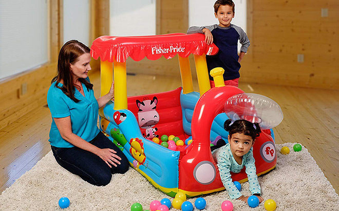 Walmart: Fisher-Price Train Inflatable Ball Pit for Only $19.98 + FREE Pickup (Reg $30)