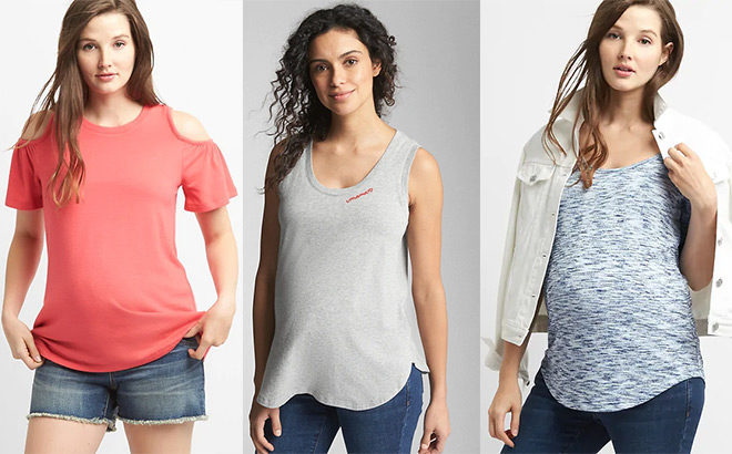 GAP: Extra 45% Off Everything + FREE Shipping (Maternity Tees Starting at $4.38!)