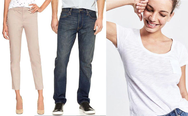 Jeans & Khakis Starting at ONLY $15.99 at Gap Factory (Regularly $60)