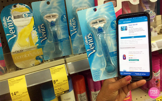 Walgreens: Gillette Venus Embrace & Mach3 Razor for ONLY $1.24 Each (Regularly $9)