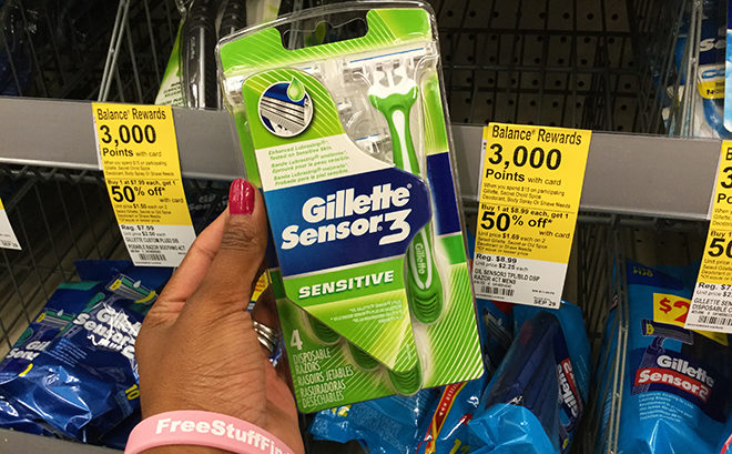 Walgreens: Gillette Sensor 3 Disposable Razors JUST $1.89 Each (Regularly $9)