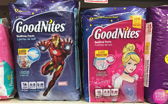 GoodNites Underwear 11 or 14-Count Jumbo Pack ONLY $2.74 (Regularly $9) at Target