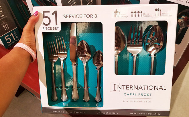 International Silver 51-Piece Silverware Set Only $29.99 + FREE Pickup (Regularly $80)