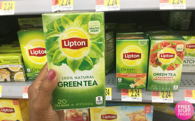 Lipton Green Tea 20-Packs Only $1.12 at Walmart - Just Use Your Phone!