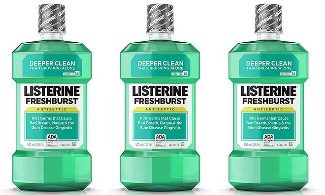 Listerine Freshburst Antiseptic Mouthwash ONLY $3.74 on Amazon