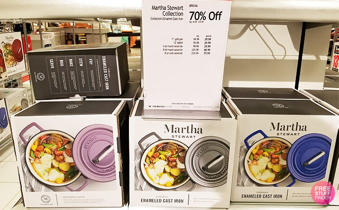 Macy's: 70% Off Martha Stewart Cast Iron Cookware - JUST $29.99 (Regularly $100)