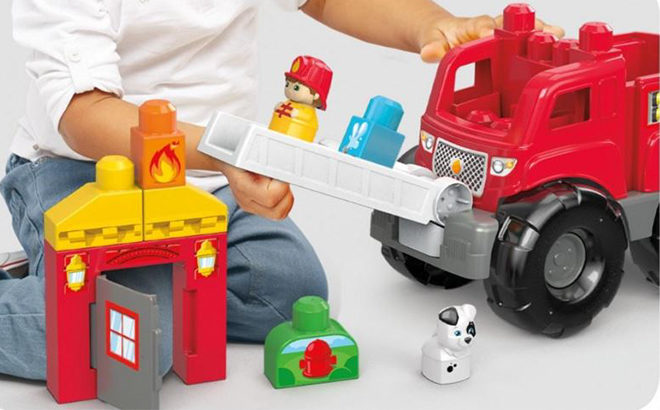 Mega Bloks Fire Truck Rescue Building Set Only $4 (Regularly $9)