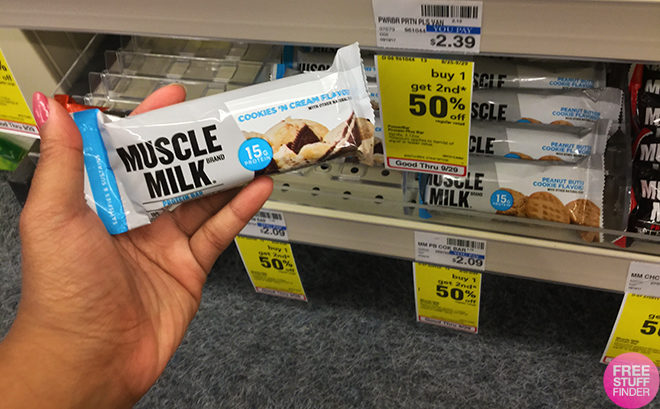 CVS: Muscle Milk Protein Bars JUST 57¢ Each (Regularly $2.09) - Print Coupons Now!