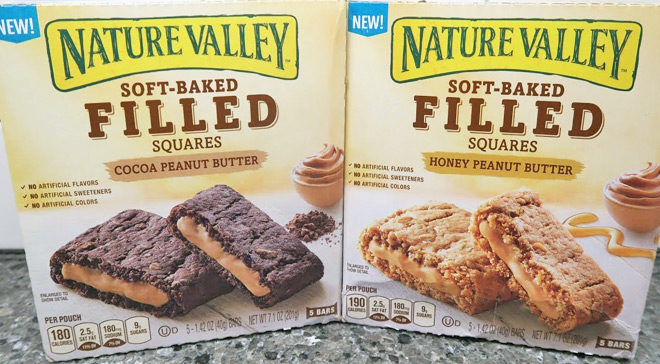 Nature Valley Soft-Baked Filled Squares 5-Count Pack for Just $2.38 on Amazon