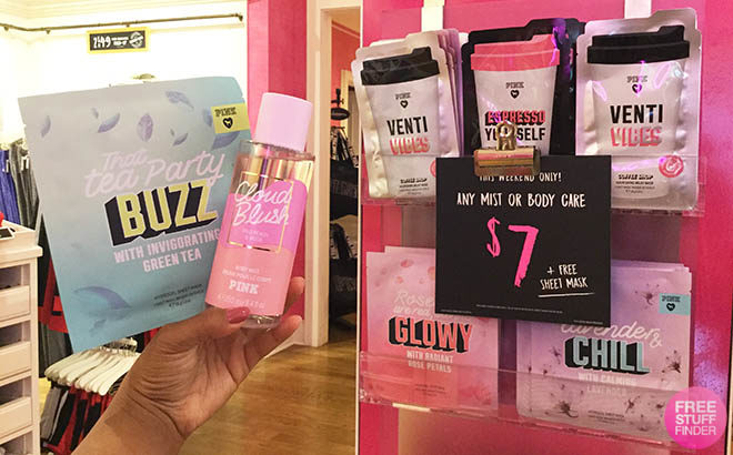 Victoria’s Secret: PINK Mist or Body Care + Sheet Mask JUST $7 ($23.45 Value!)