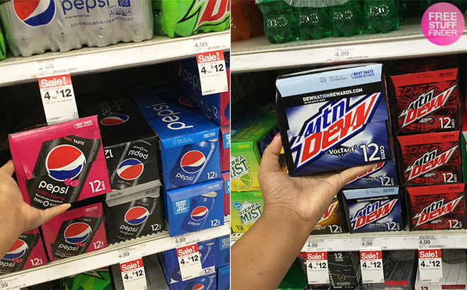 Pepsi or Mountain Dew Soda Only $2.38 at Target (Regularly $5)