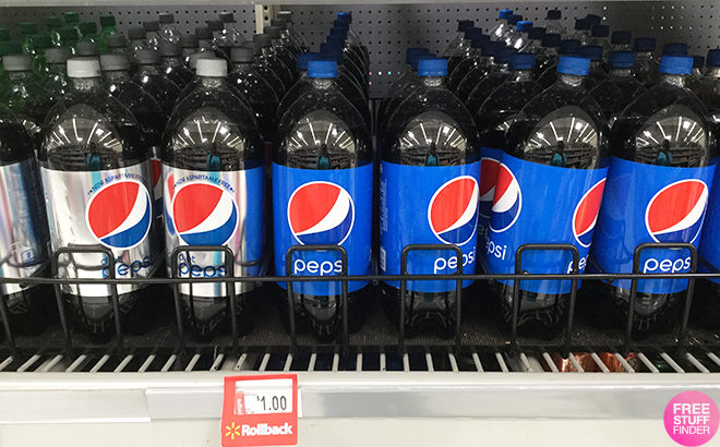 FREE Pepsi 2-Liter Bottles (Regularly $1.58) at Walmart - Just Use Your Phone!