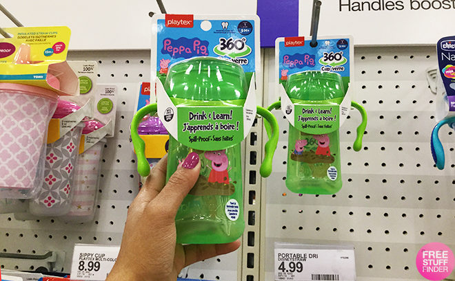 Playtex Peppa Pig 360 Degree Spoutless Cups ONLY $2.49 Each (Reg $7) at Target