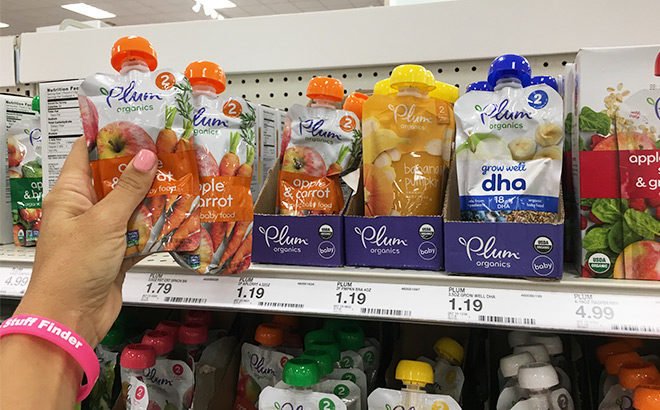 Plum Organics Baby Food Pouches JUST 19¢ Each at Target - No Coupons Needed!