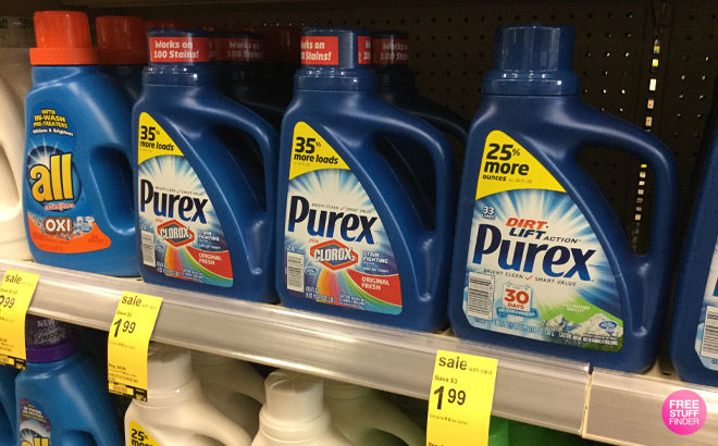 Purex Detergent for Only $1.49 at CVS, Walgreens & Rite Aid (Regularly $5)