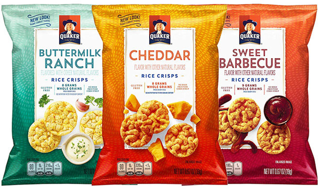 Quaker Rice Crisps 30-Count Variety Pack for ONLY $11.33 (Reg $15)