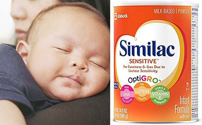 Similac Sensitive Infant Formula 3-Pack for Just $56.32 + FREE Shipping ($18.77 Each!)