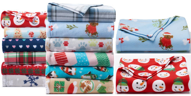 Fleece Throws JUST $3.99 (Regularly $10) at Kohl's - Today Only!