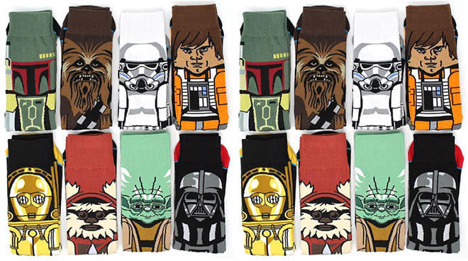Star Wars Character Socks for JUST $5.99 (Regularly $18) - 14 FUN Designs!