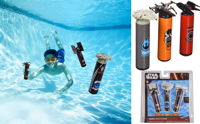 Star Wars Dive Toys 3-Pack for ONLY $1.90 - That's JUST 63¢ per Toy!