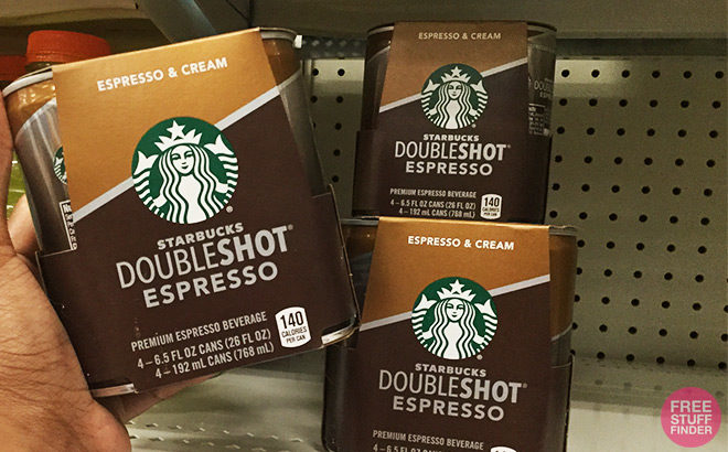 Starbucks Doubleshot Espresso 12-Pack for Only $11.98 + FREE Shipping ($1 Per Can!)