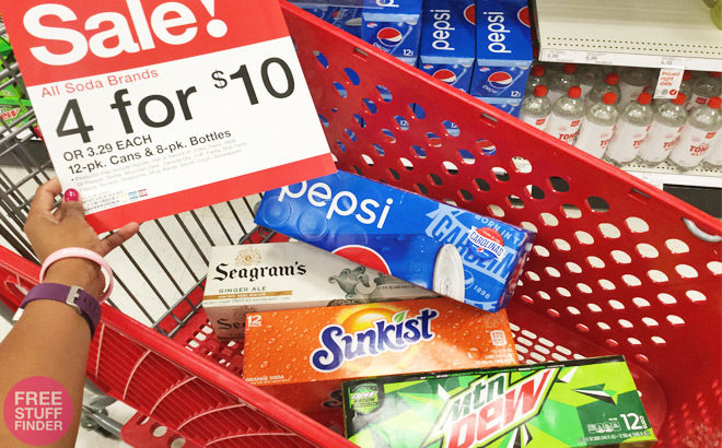 Pepsi, Canada Dry & Mountain Dew 12-Pack Soda Only $2 at Target (Use Your Phone)