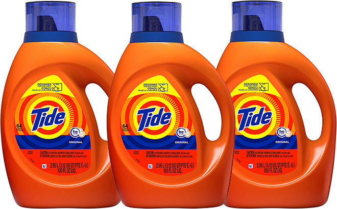 Tide Liquid Laundry Detergent Only $9.97 on Amazon (Regularly $16)