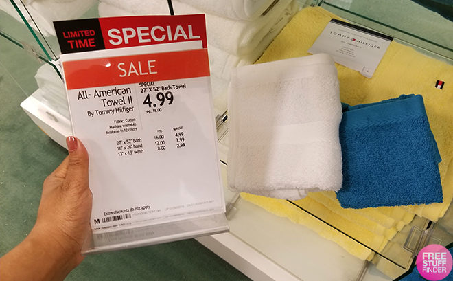 Macy's: Tommy Hilfiger Cotton Bath Towels JUST $4.99 (Regularly $16) + FREE Pickup